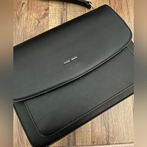 Pixie mood black leather purse